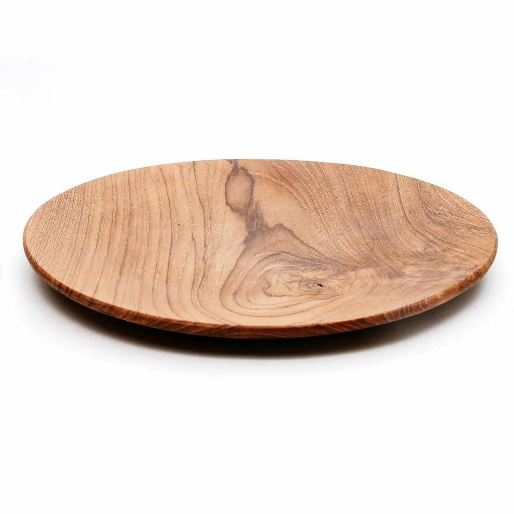 The Teak Root Round Plate - 30x30 cm