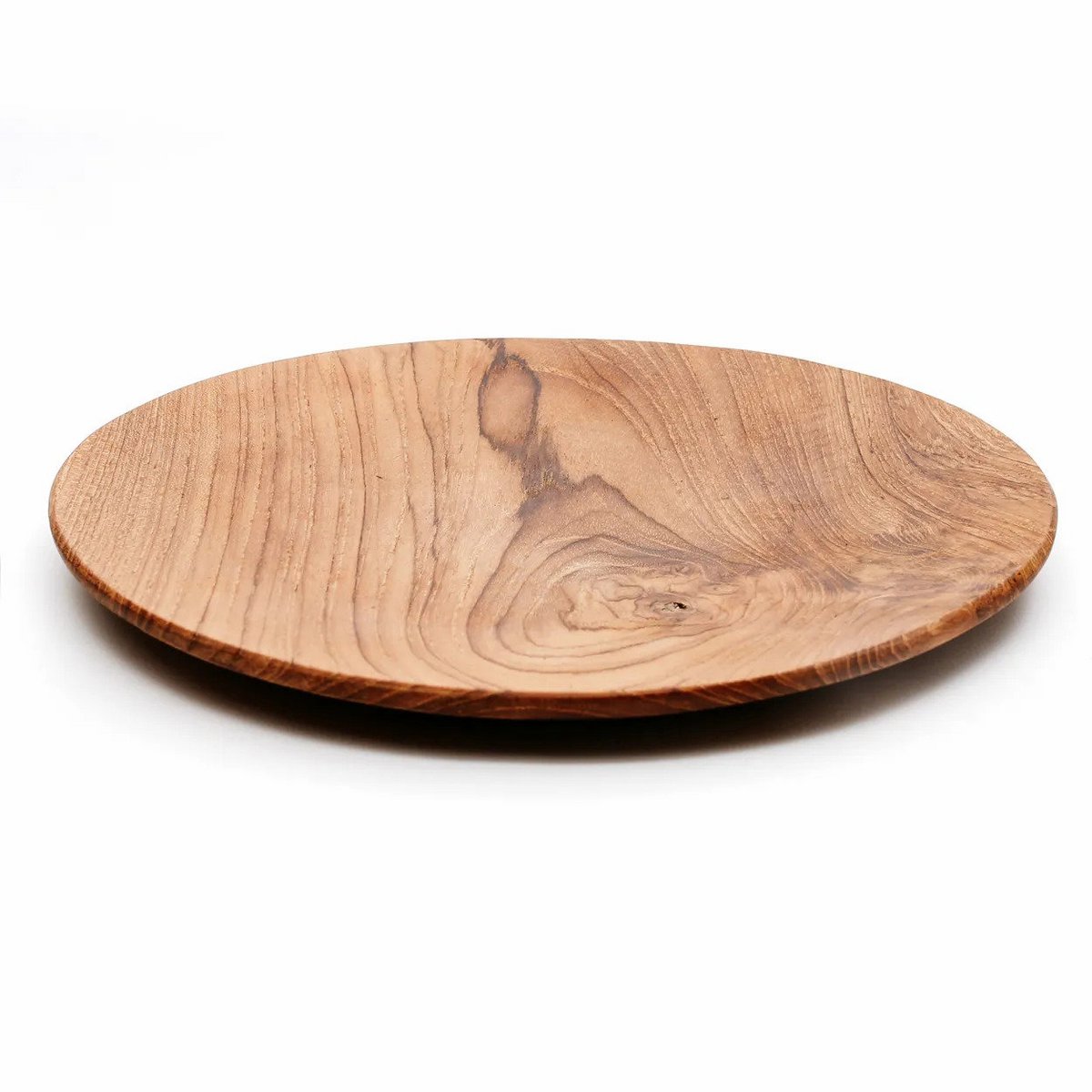 The Teak Root Round Plate - 30x30 cm
