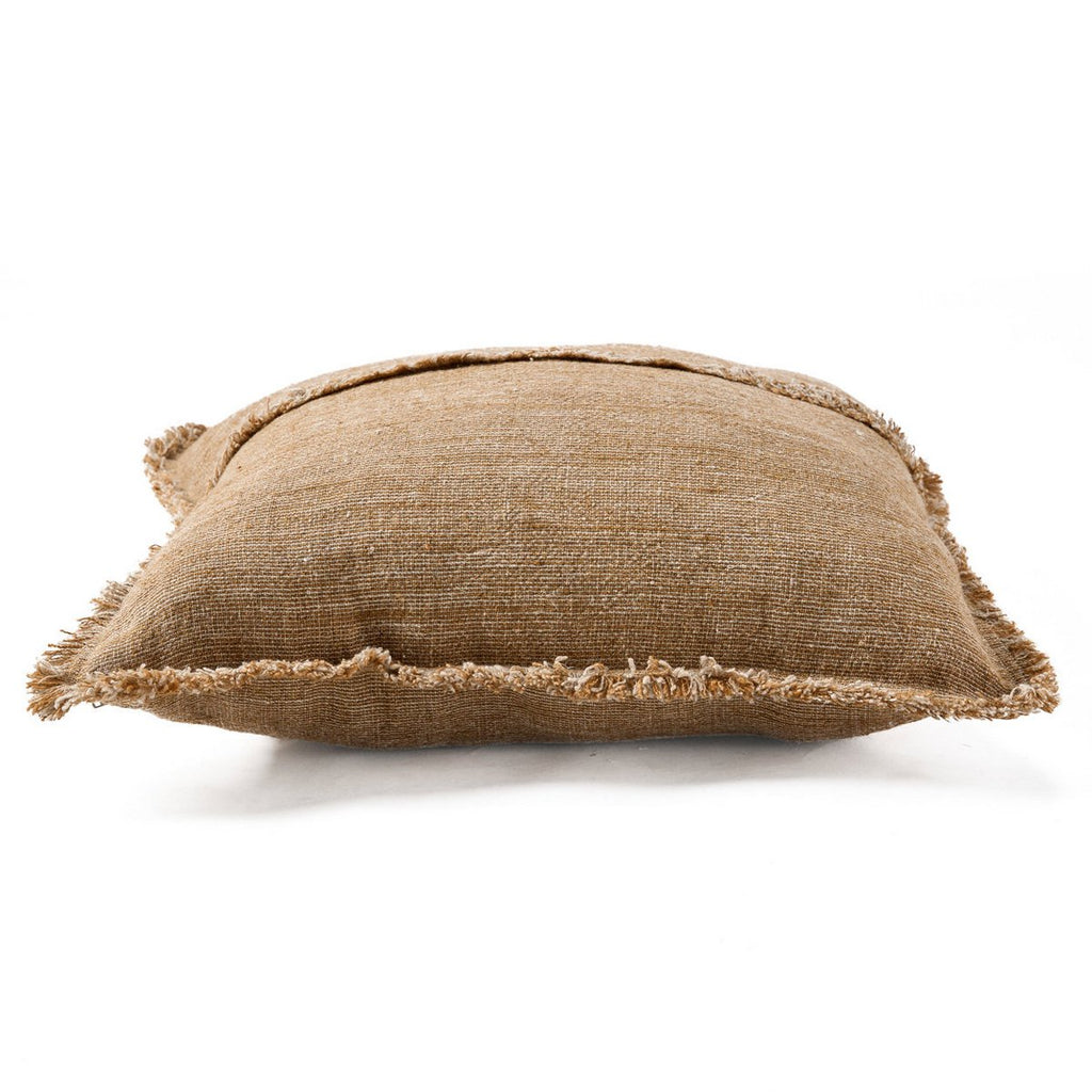De Sahara Fringe Kussenhoes - Natuurlijk Bruin - 50x50
