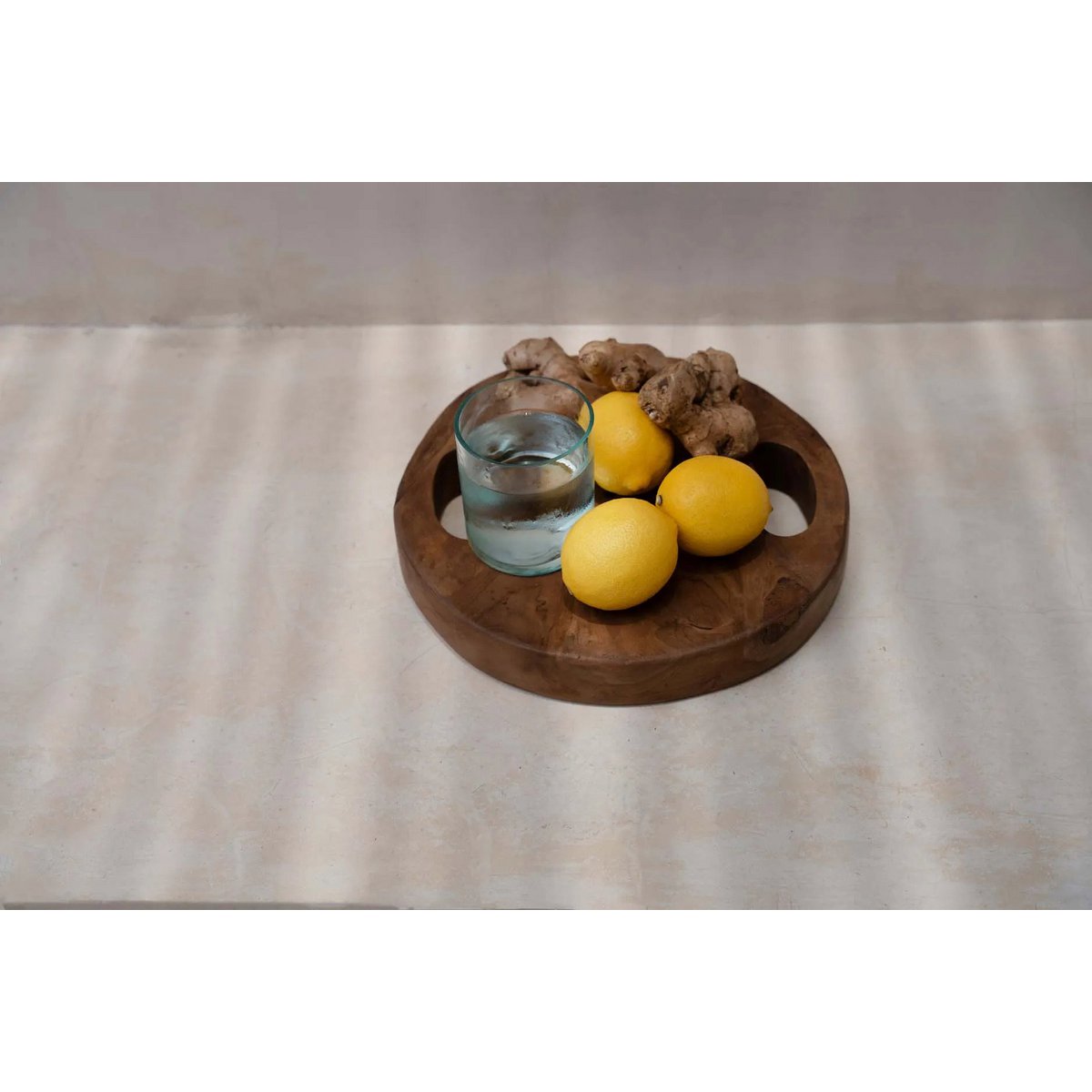 Teak Root Tray - 30x30 cm