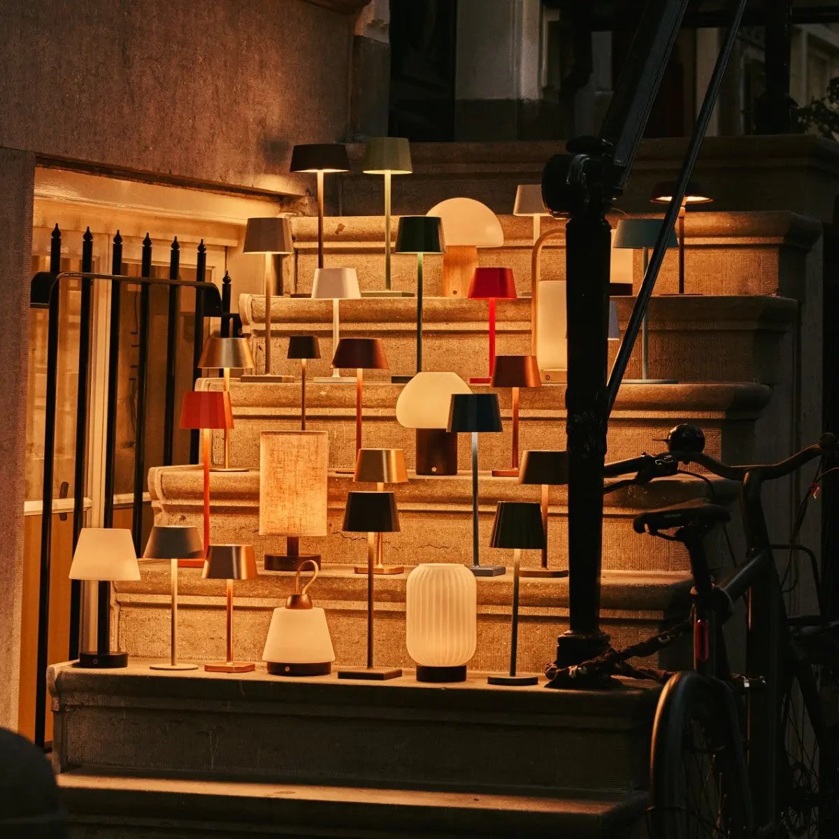 Rover Donkerbruine Houten Oplaadbare Lamp