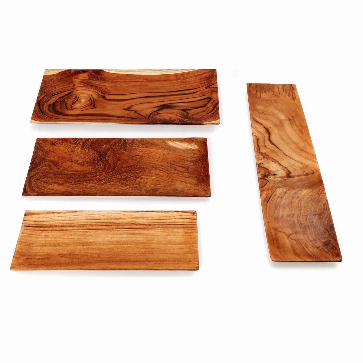 Teak Root Sushi Plate - 31x15 cm