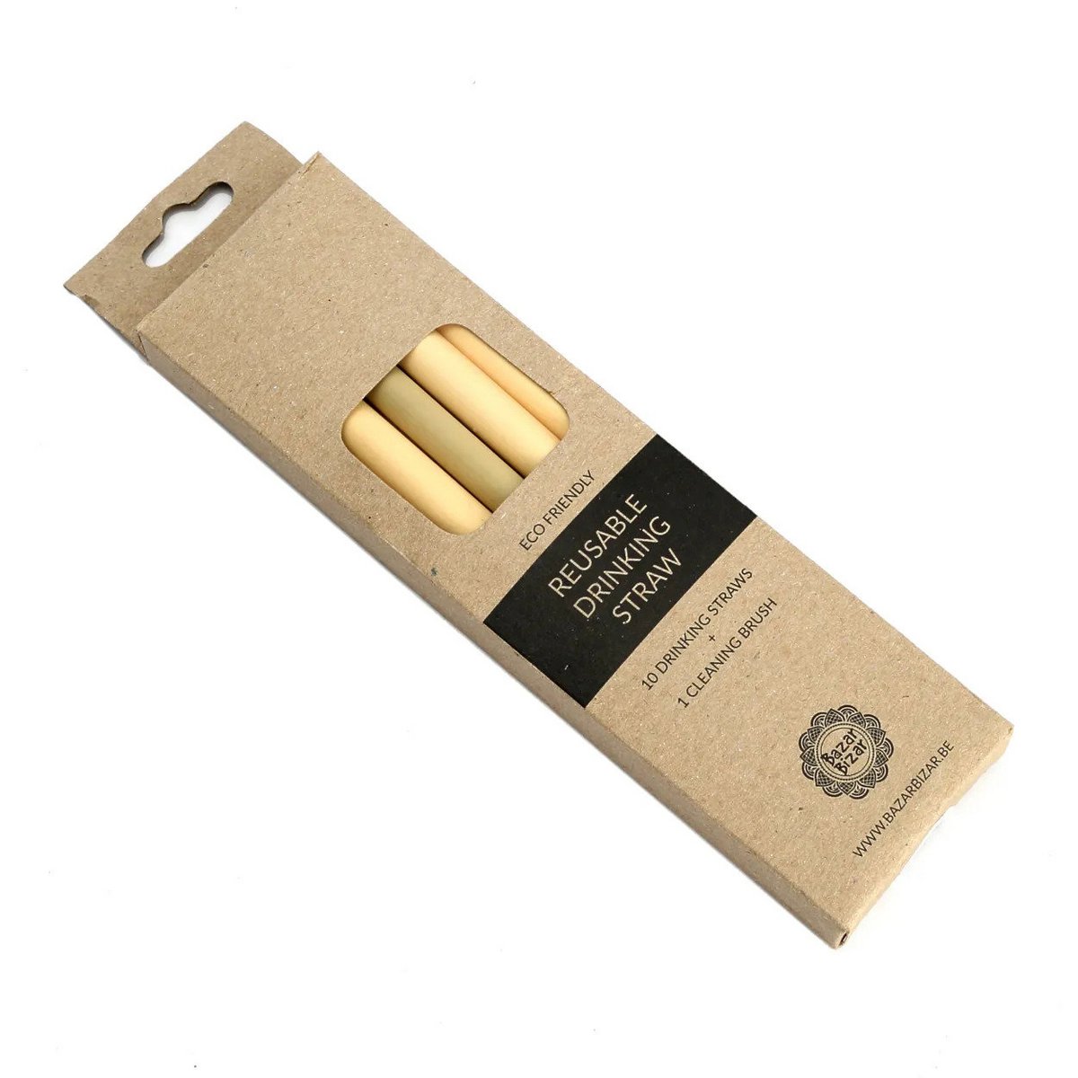 Herbruikbare bamboe drinkrietjes