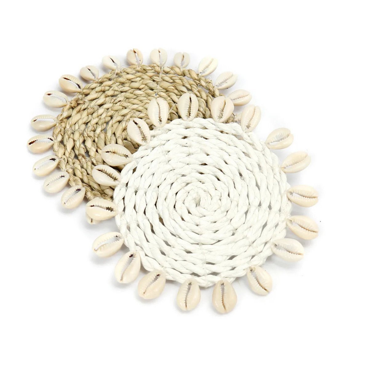 De Seagrass Shell Coaster