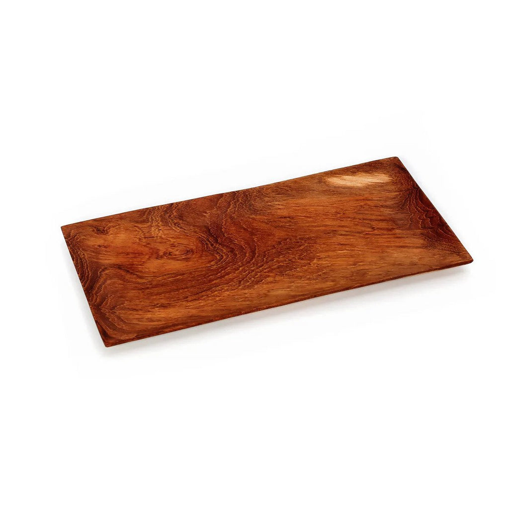 Teak Root Sushi Plate - 31x15 cm
