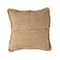 De Sahara Fringe Kussenhoes - Natuurlijk Bruin - 50x50