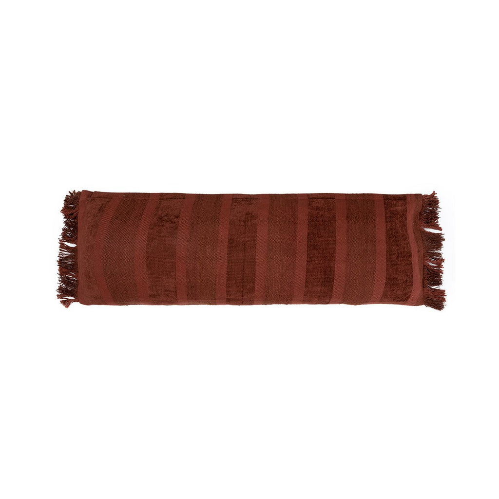 The Oh My Gee Kussenhoes - Bordeaux Fluweel - 35x100
