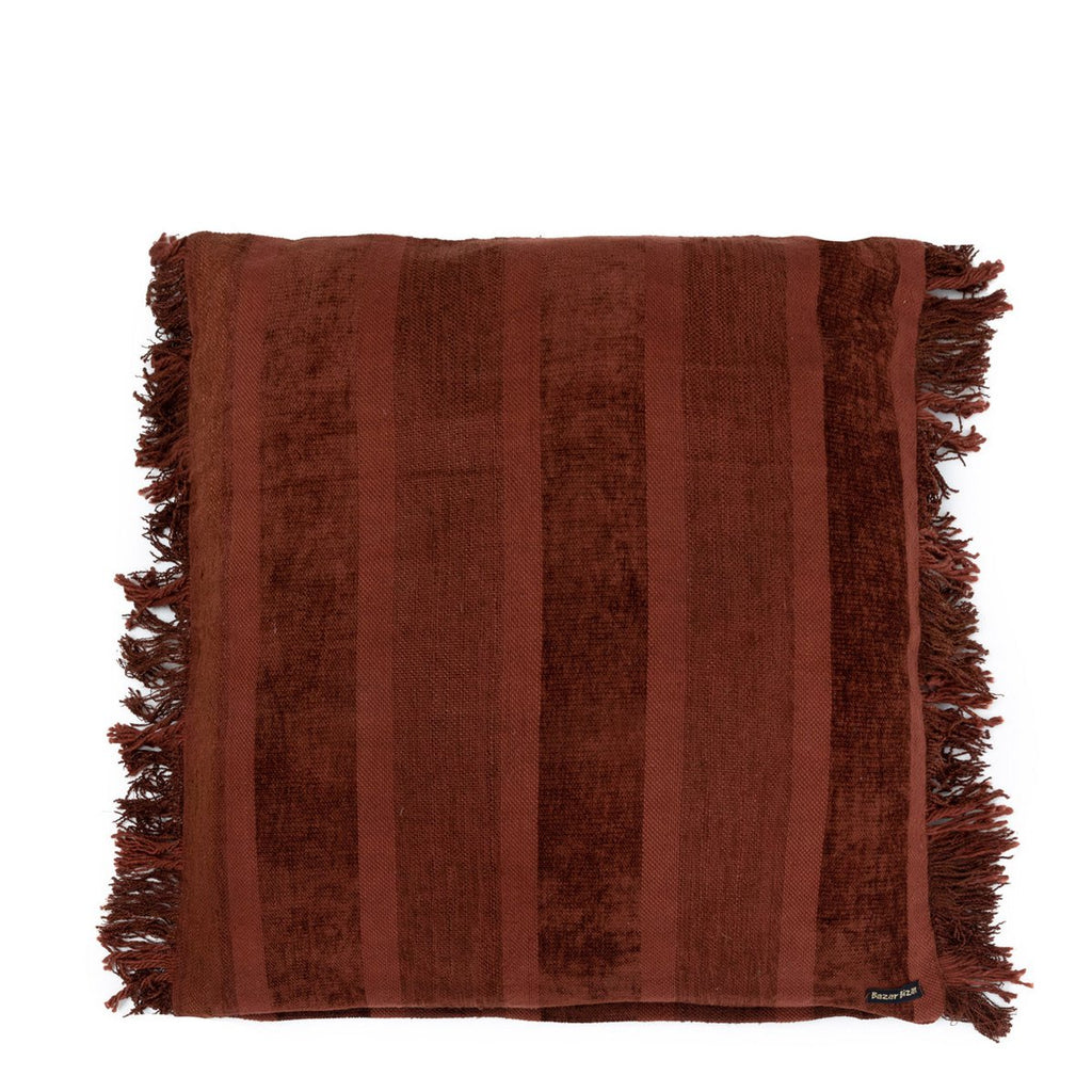 The Oh My Gee Kussenhoes - Bordeaux Fluweel - 60x60