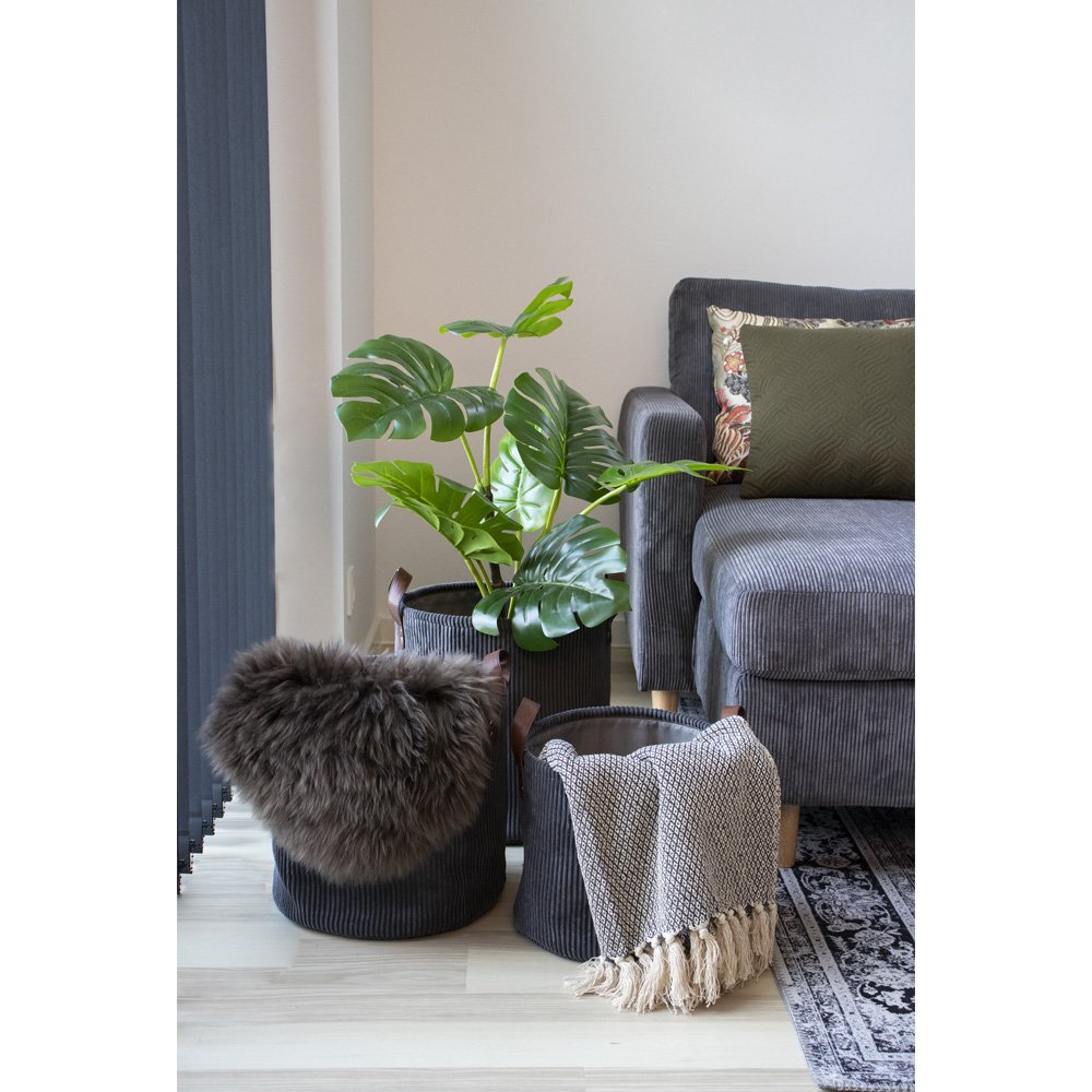 Cort Plaid Donkergrijs/Wit