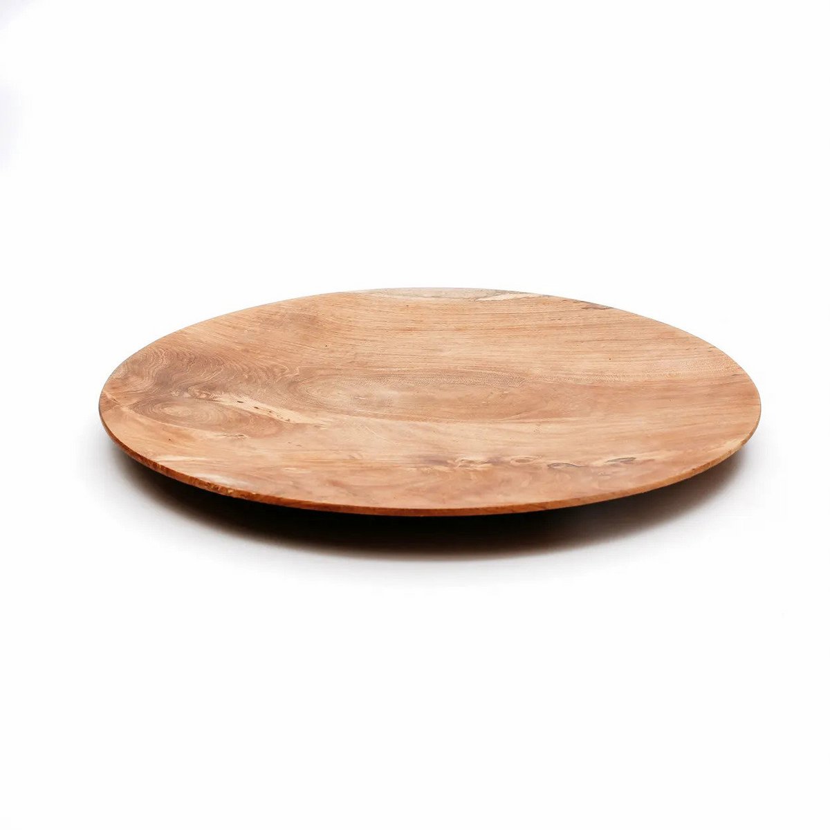 The Teak Root Round Plate - 25x25 cm