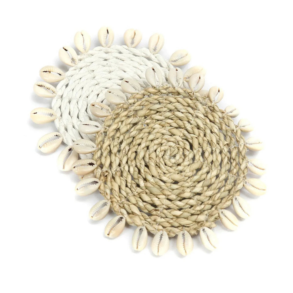 De Seagrass Shell Coaster