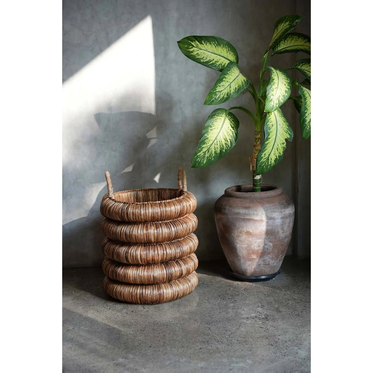 Chunky waterhyacint mand