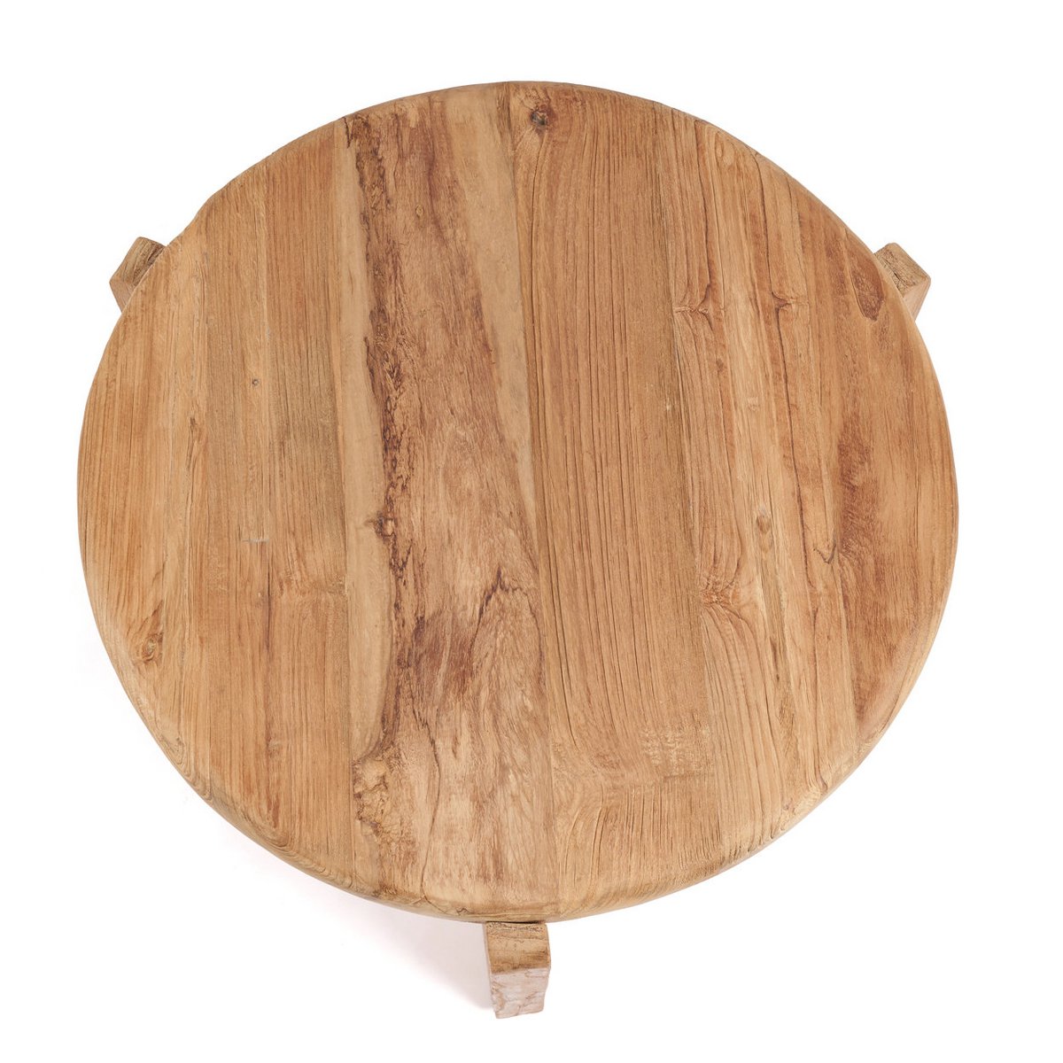 Driepotige salontafel van teakhout