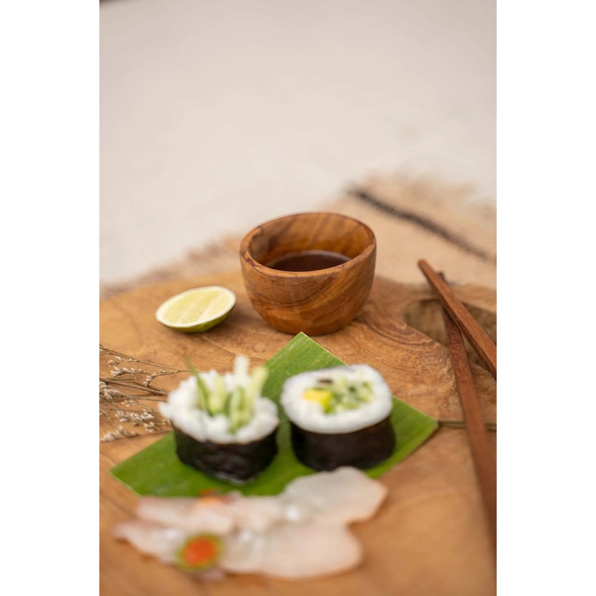 De Teakwortelzoutbeker