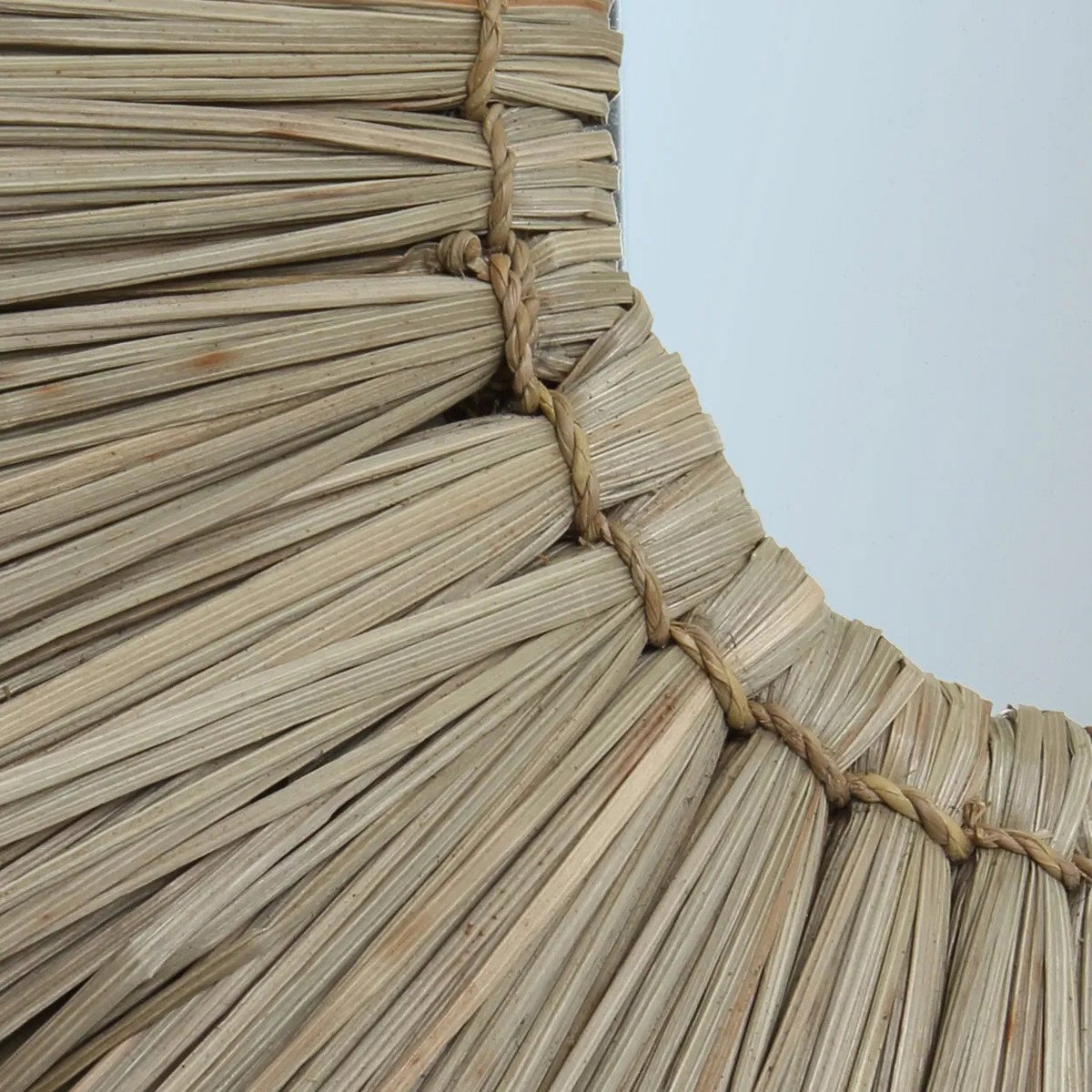 Alang Alang spiegel van sisal