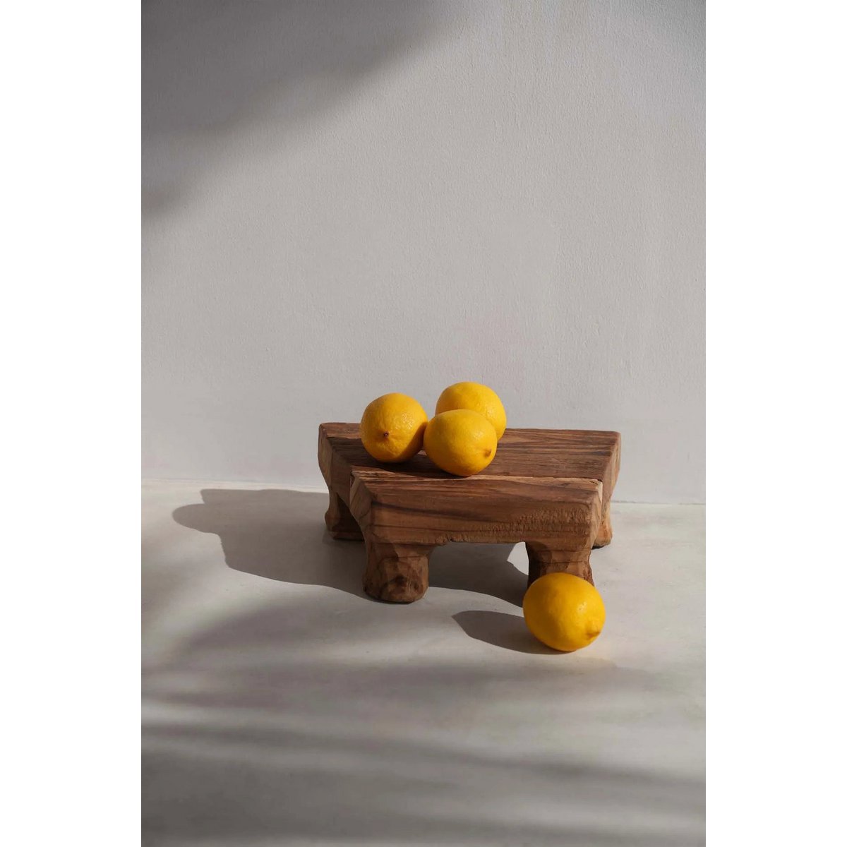 Dienblad natuurlijk teakhout