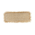 De Raffia Kussenhoes Rechthoekig - Naturel - 35x100