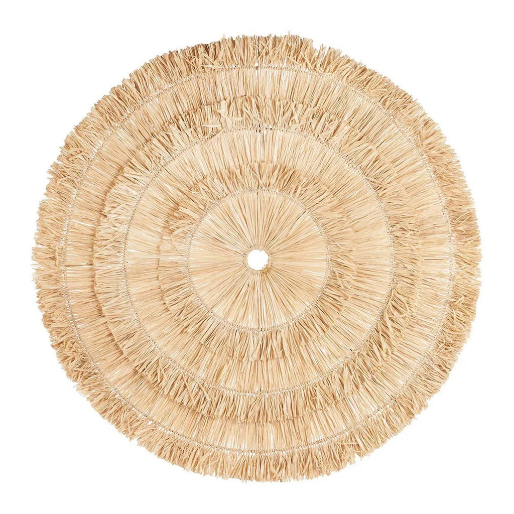 Sehseh wanddecoratie van sisal