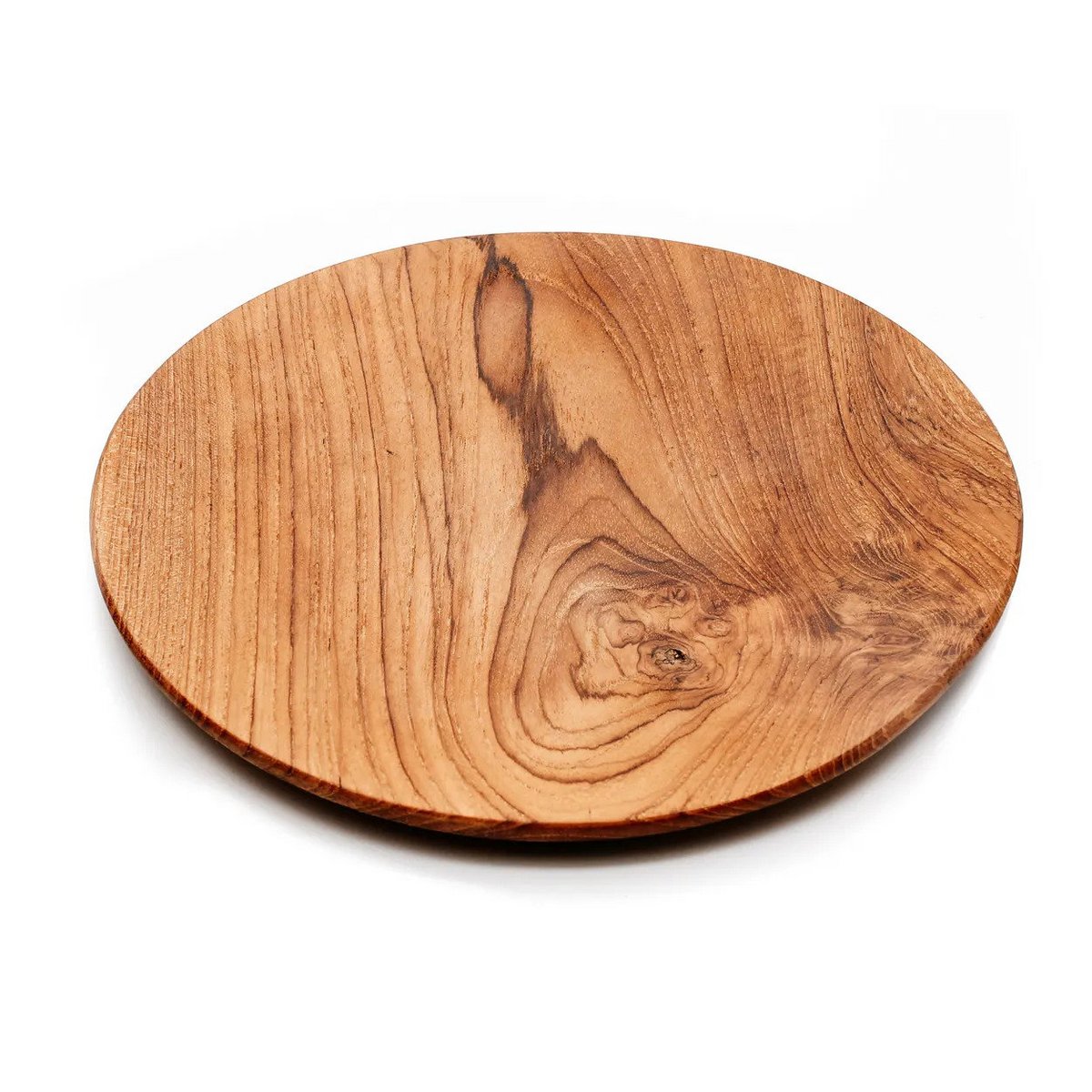 The Teak Root Round Plate - 35x35 cm