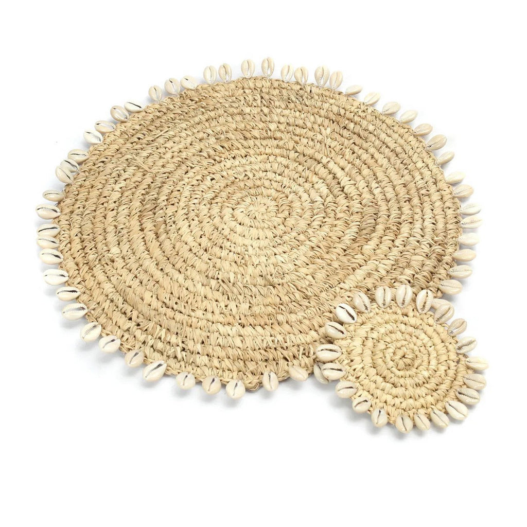 De Raffia Schelp Placemat