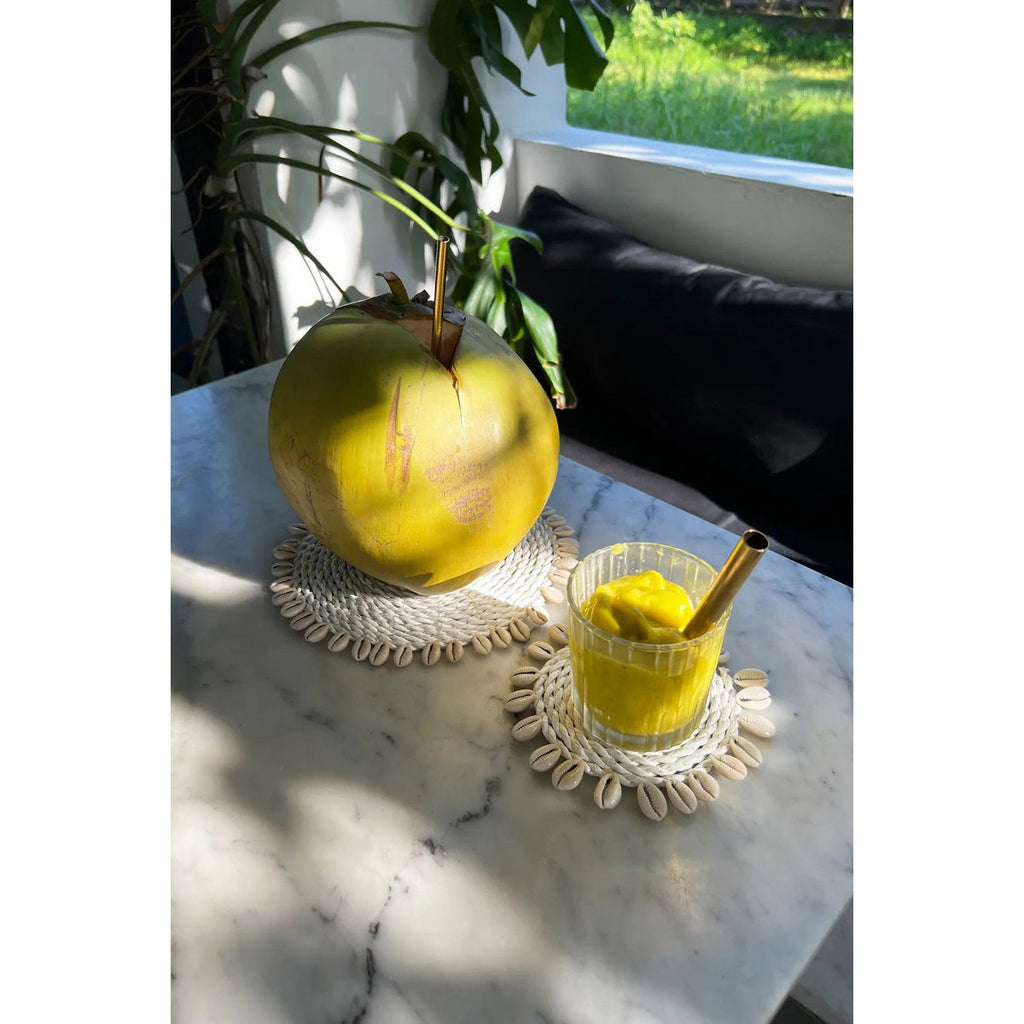 De Seagrass Shell Coaster