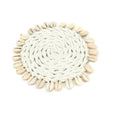 De Seagrass Shell Coaster