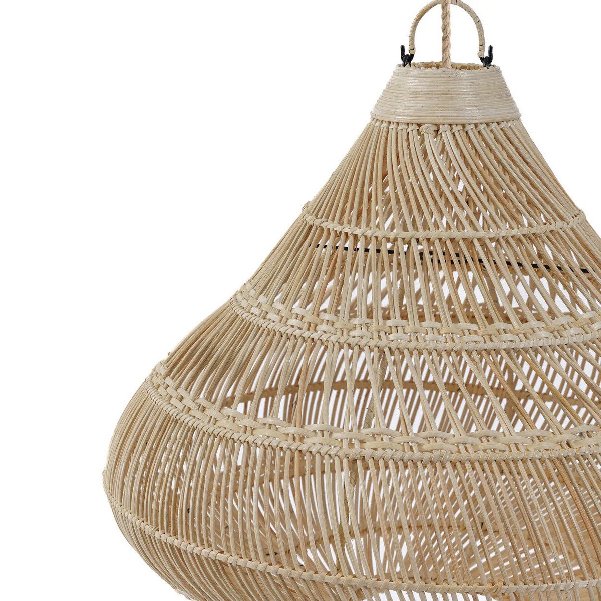 Rattan Traanvormige Lamp