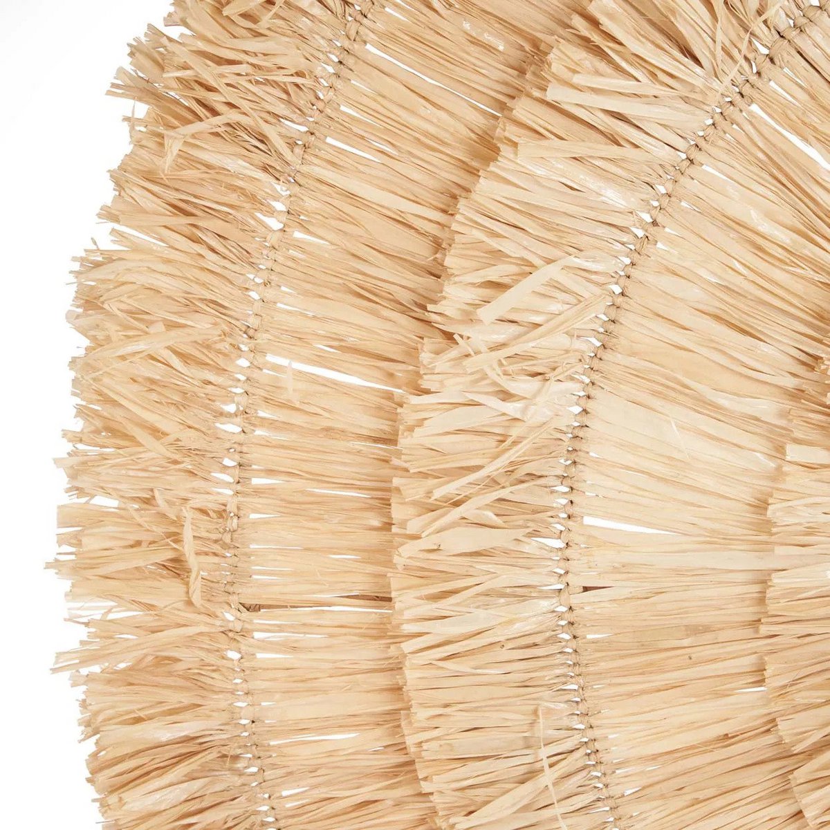 Sehseh wanddecoratie van sisal