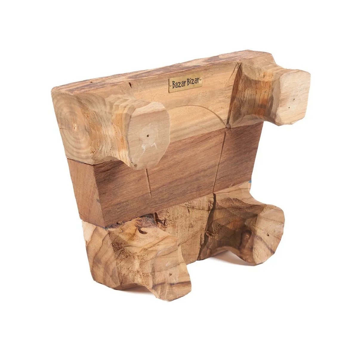 Dienblad natuurlijk teakhout