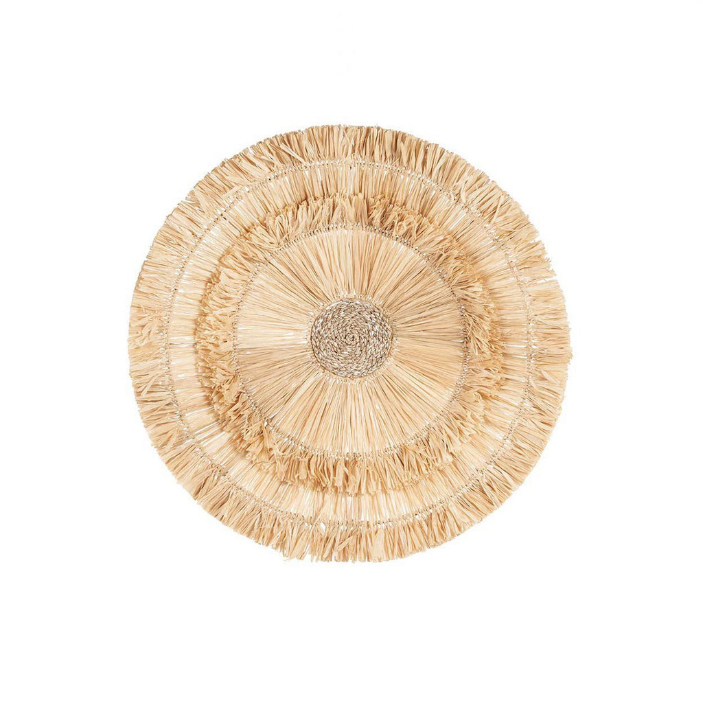 Wanita wanddecoratie van sisal