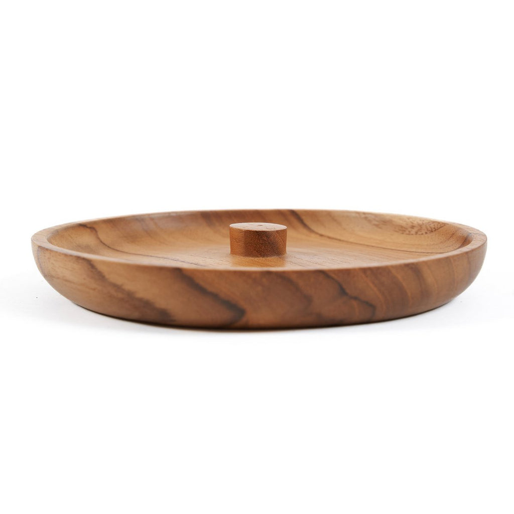 Wierookhouder van teakwortel