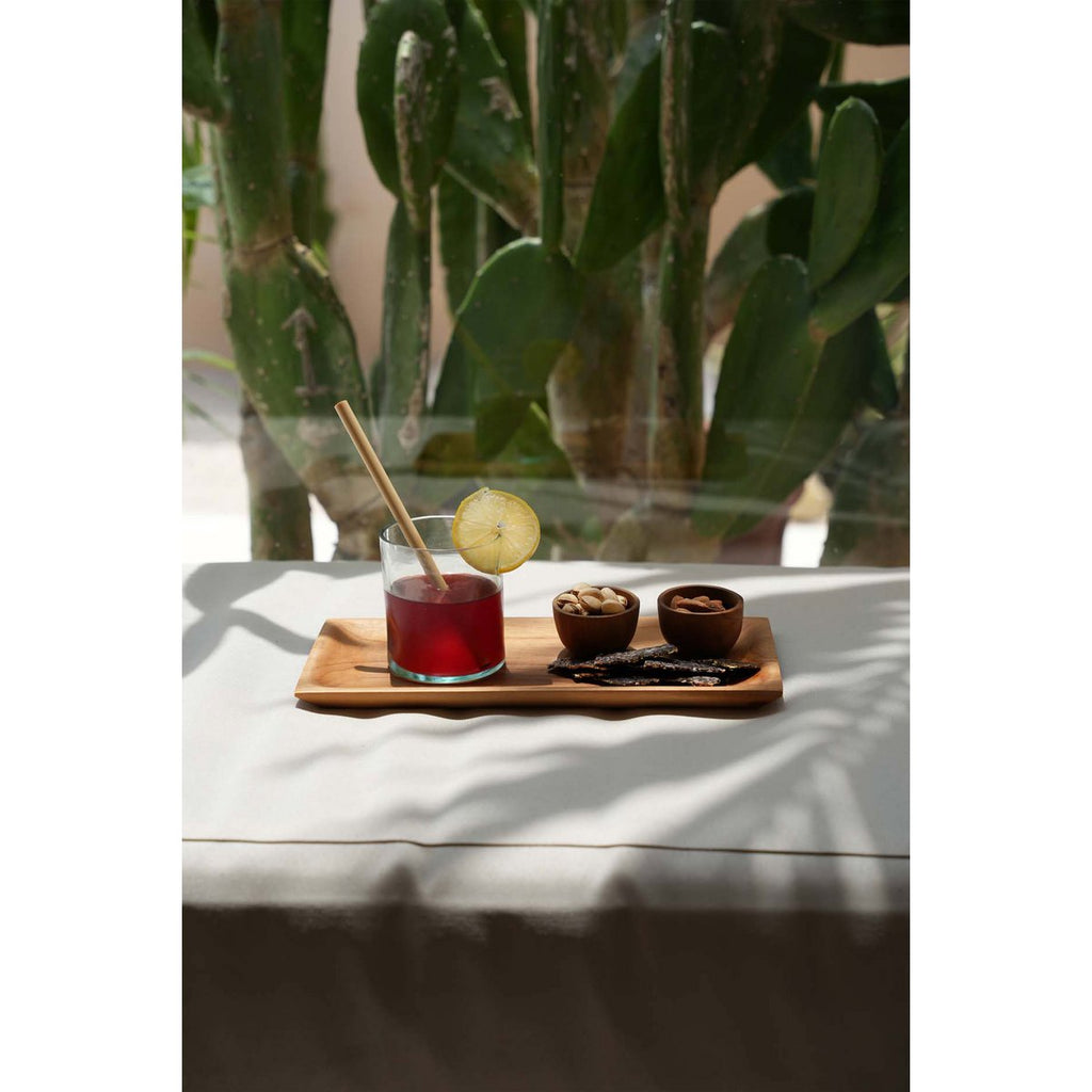 Teak Root Sushi Plate - 31x15 cm