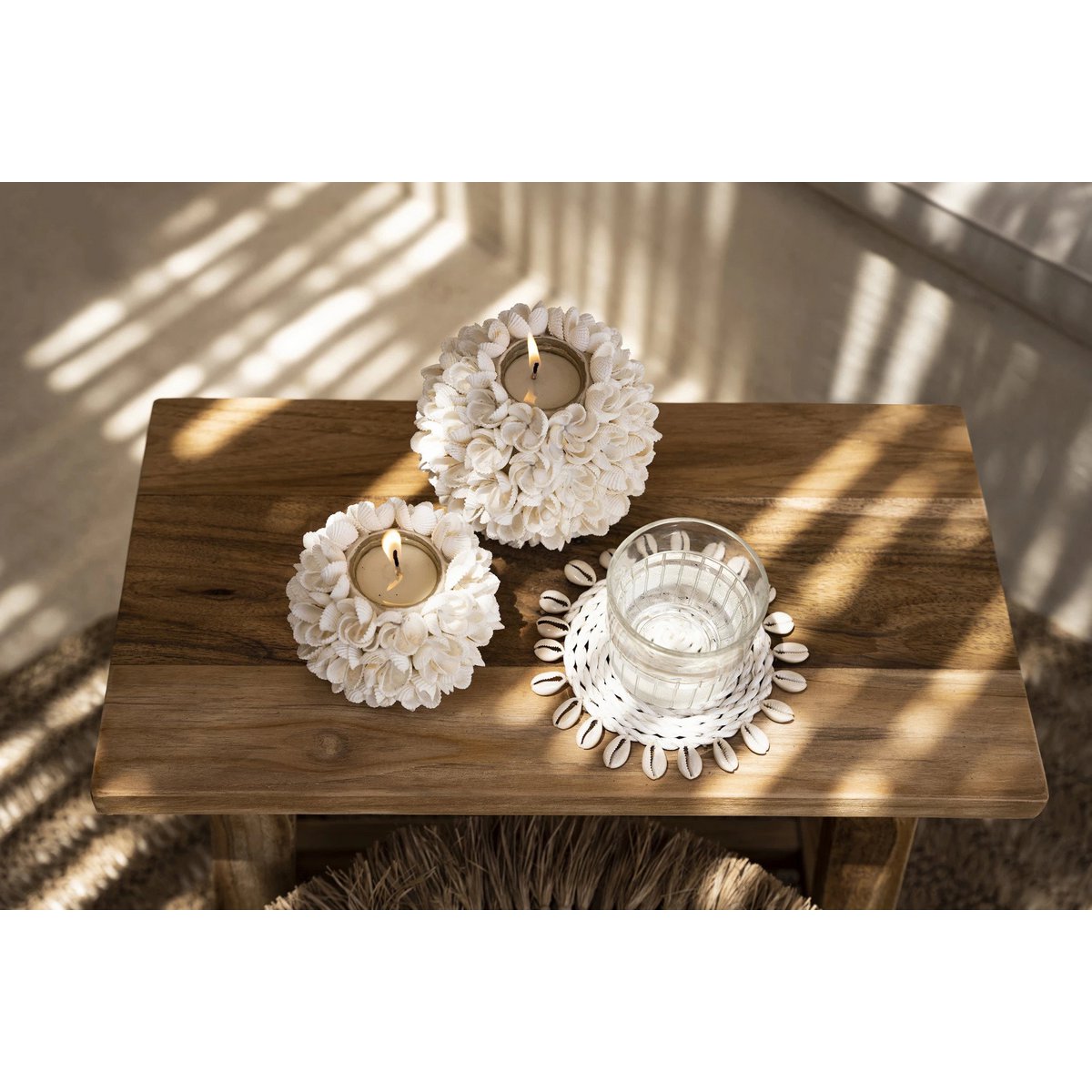 De Seagrass Shell Coaster