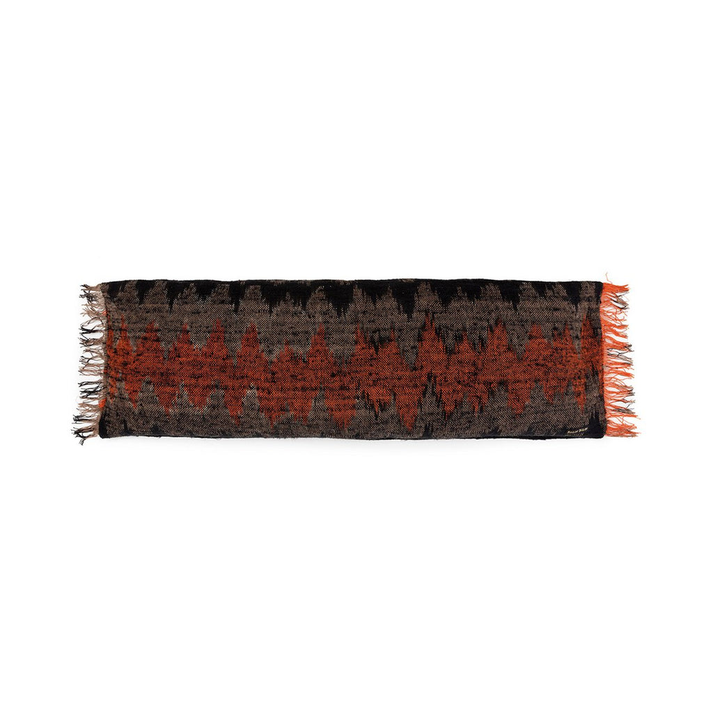 The Oh My Gee Kussenhoes - Zwart Oranje - 35x100