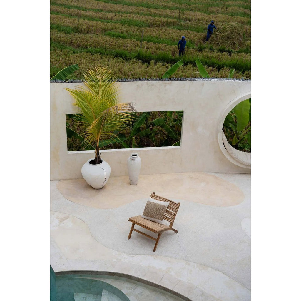 Raffia Stamp kussenhoes