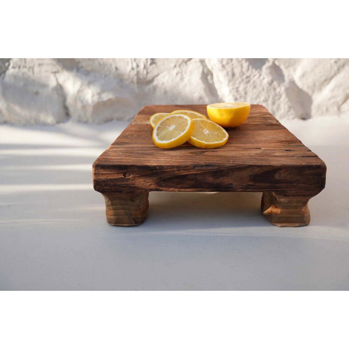 Dienblad natuurlijk teakhout