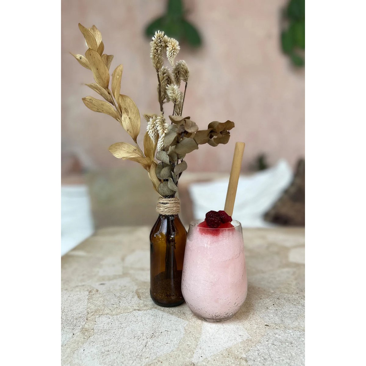 Herbruikbare bamboe drinkrietjes