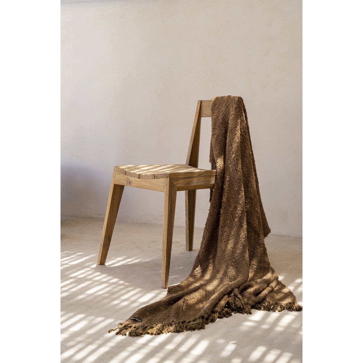 Teakhouten Stoel van Gerecycled Hout