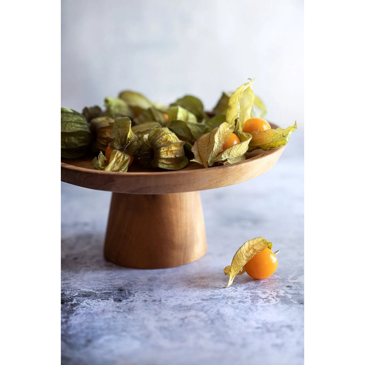 The Teak Root Cake Dish - 20x20 cm
