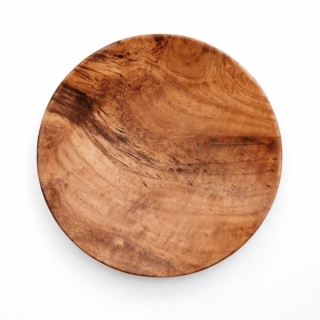 The Teak Root Round Plate - 30x30 cm