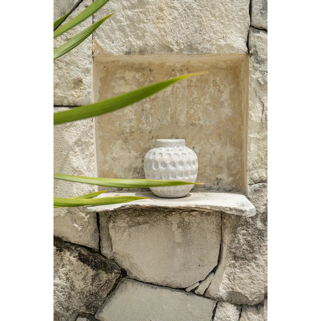 Funky terracotta vaas