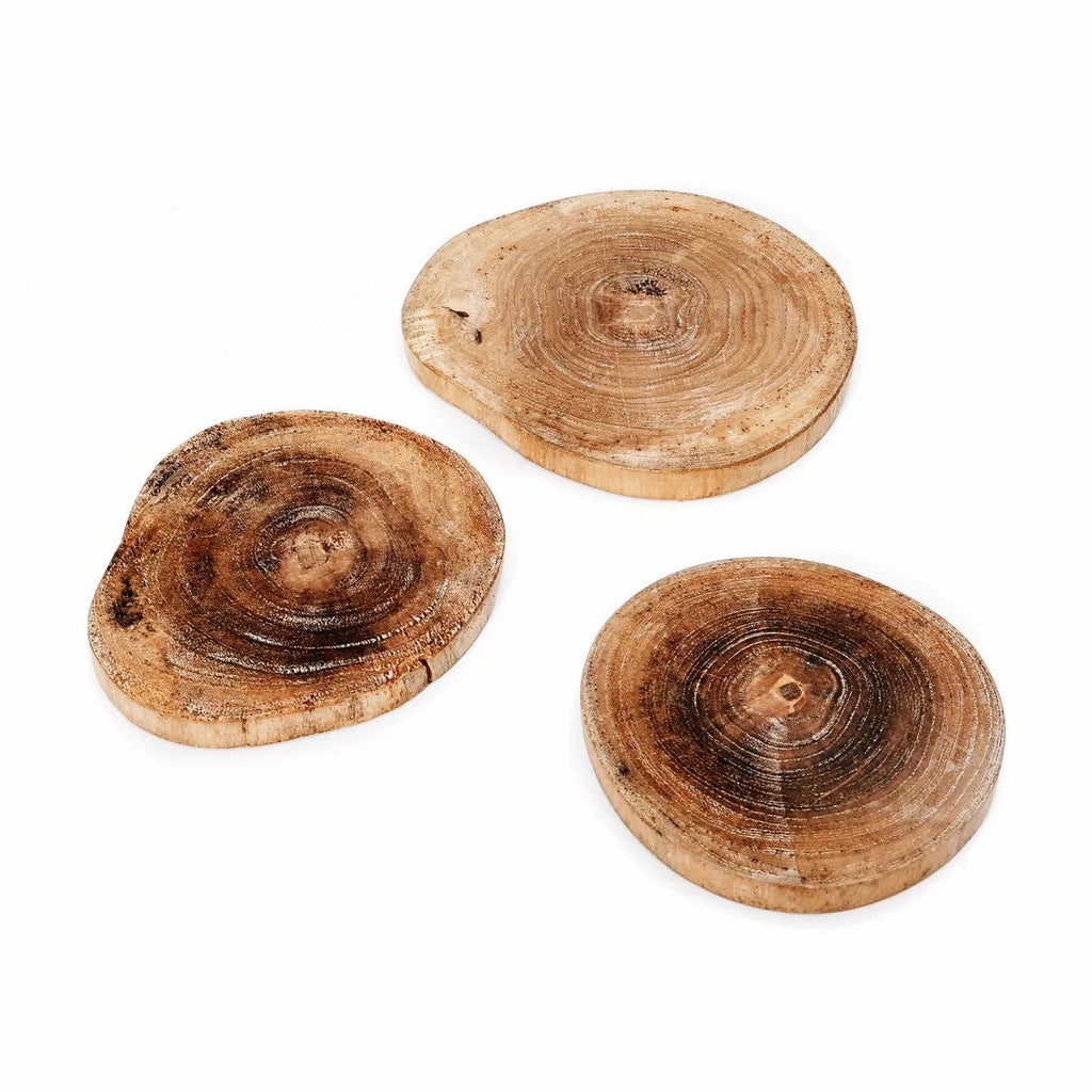 De Teak Root Boho Coaster