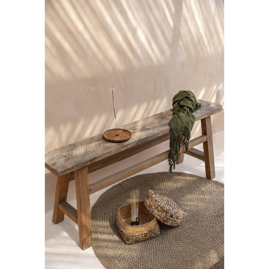 Wierookhouder van teakwortel