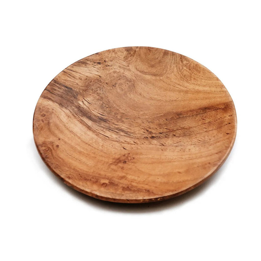 The Teak Root Round Plate - 25x25 cm